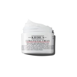 Kiehl’s Ultra Facial Cream, with 4.5% Squalane to Strengthen Skin’s Moisture Barrier, Skin Feels Softer and Smoother, Long-Lasting Hydration, Easy and Fast-Absorbing, Suitable for All Skin Types