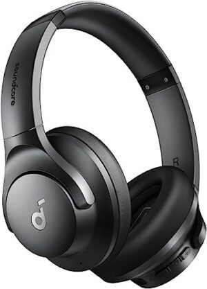 Soundcore by Anker Q20i Hybrid Active Noise Cancelling Headphones, Wireless Over-Ear Bluetooth, 40H Long ANC Playtime, Hi-Res Audio, Big Bass, Customize via an App, Transparency Mode (Black) Soundcore by Anker Q20i Hybrid Active Noise Cancelling Headphones, Wireless Over-Ear Bluetooth, 40H Long ANC Playtime, Hi-Res Audio, Big Bass, Customize via an App, Transparency Mode (Black)