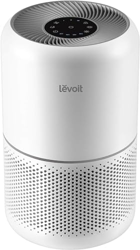 LEVOIT Air Purifier for Home Allergies Pet Hair in Bedroom, Covers Up to 1073 ft² by 56W High Torque Motor, AHAM VERIFIDE, 3-in-1 Filter with HEPA Sleep Mode, Remove Dust Smoke Odor, Core300-P, White LEVOIT Air Purifier for Home Allergies Pet Hair in Bedroom, Covers Up to 1073 ft² by 56W High Torque Motor, AHAM VERIFIDE, 3-in-1 Filter with HEPA Sleep Mode, Remove Dust Smoke Odor, Core300-P, White