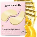 grace & stella award winning under eye mask birthday gifts for women gel eye patches for dark circles, puffy eyes, undereye bags gifts for mom vegan self care (24 pairs, gold) grace & stella award winning under eye mask birthday gifts for women gel eye patches for dark circles, puffy eyes, undereye bags gifts for mom vegan self care (24 pairs, gold)