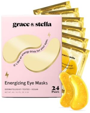 grace & stella Award Winning Under Eye Mask – Birthday Gifts for Women – Gel Eye Patches for Dark Circles, Puffy Eyes, Undereye Bags – Gifts for Mom – Vegan Self Care (24 Pairs, Gold) grace & stella Award Winning Under Eye Mask – Birthday Gifts for Women – Gel Eye Patches for Dark Circles, Puffy Eyes, Undereye Bags – Gifts for Mom – Vegan Self Care (24 Pairs, Gold)