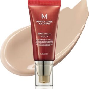 MISSHA M Perfect Cover BB Cream No.23 Natural Beige -Light/Medium with Cool/Neutral Undertone SPF 42 PA +++ 1.69 Fl Oz – Tinted Moisturizer for face with SPF MISSHA M Perfect Cover BB Cream No.23 Natural Beige -Light/Medium with Cool/Neutral Undertone SPF 42 PA +++ 1.69 Fl Oz – Tinted Moisturizer for face with SPF