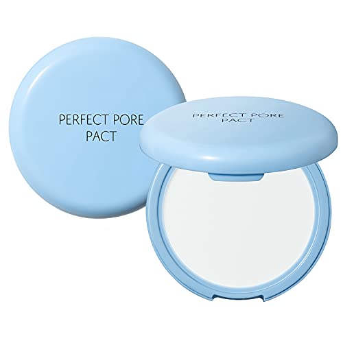 thesaem saemmul perfect pore pact sebum control face powder for oil absorption & makeup setting pore blurring pressed compact smooth matte finish korean makeup finishing powder, 0.37 oz.