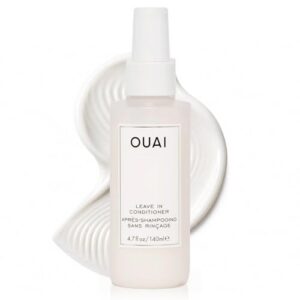 OUAI Leave In Conditioner & Heat Protectant for Hair – Prep Hair for Styling or Use as Detangling Spray to Fight Frizz & Flyaways – No Parabens, Sulfates or Phthalates (4.7 oz)