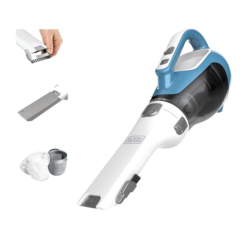 black+decker dustbuster advancedclean handheld vacuum cordless, compact home and car vacuum with crevice tool, rotating nozzle and charging station, large dust bowl (chv1410l) black+decker dustbuster advancedclean handheld vacuum cordless, compact home and car vacuum with crevice tool, rotating nozzle and charging station, large dust bowl (chv1410l)
