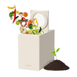 Dreame Electric Composter for Kitchen, Smart Control High-Temp Auto-Cleaning, Odorless, Trion Triple-Blade System, Washable Carbon Filter, 27dB Quiet, Safety Lock, 2.5L Capacity Compact Design Dreame Electric Composter for Kitchen, Smart Control High-Temp Auto-Cleaning, Odorless, Trion Triple-Blade System, Washable Carbon Filter, 27dB Quiet, Safety Lock, 2.5L Capacity Compact Design