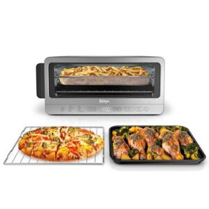 Ninja Air Fryer Toaster Oven Combo | 8-in-1 Functionality | Flip Up & Away for Storage Space | Air Fry Basket, Sheet Pan, Wire Rack & Removable Crumb Tray |1800 Watt | Stainless Steel | SP151 Ninja Air Fryer Toaster Oven Combo | 8-in-1 Functionality | Flip Up & Away for Storage Space | Air Fry Basket, Sheet Pan, Wire Rack & Removable Crumb Tray |1800 Watt | Stainless Steel | SP151