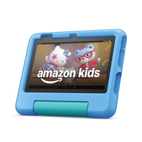 amazon fire 7 kids tablet (newest model) ages 3 7. top selling 7" kids tablet on amazon. includes 6 months of ad free and exclusive content, easy parental controls, 10 hr battery, 16 gb, blue amazon fire 7 kids tablet (newest model) ages 3 7. top selling 7" kids tablet on amazon. includes 6 months of ad free and exclusive content, easy parental controls, 10 hr battery, 16 gb, blue