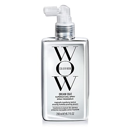 color wow dream coat supernatural spray, 6.7 fl oz – keep your hair frizz free and shiny no matter the weather with award winning anti humidity treatment