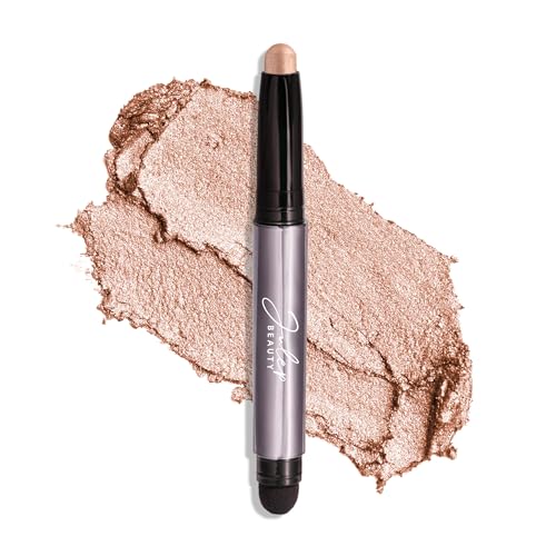 julep eyeshadow 101 cream to powder waterproof eyeshadow stick – champagne shimmer – long lasting, buildable, crease proof, cruelty free, shimmer finish with built in smudger