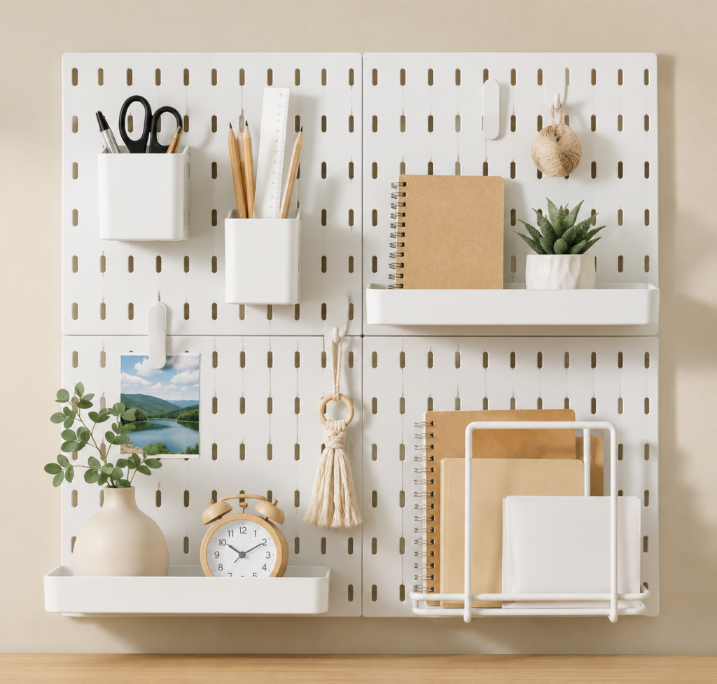 VUSIGN Pegboard Combination Wall Organizer Kit